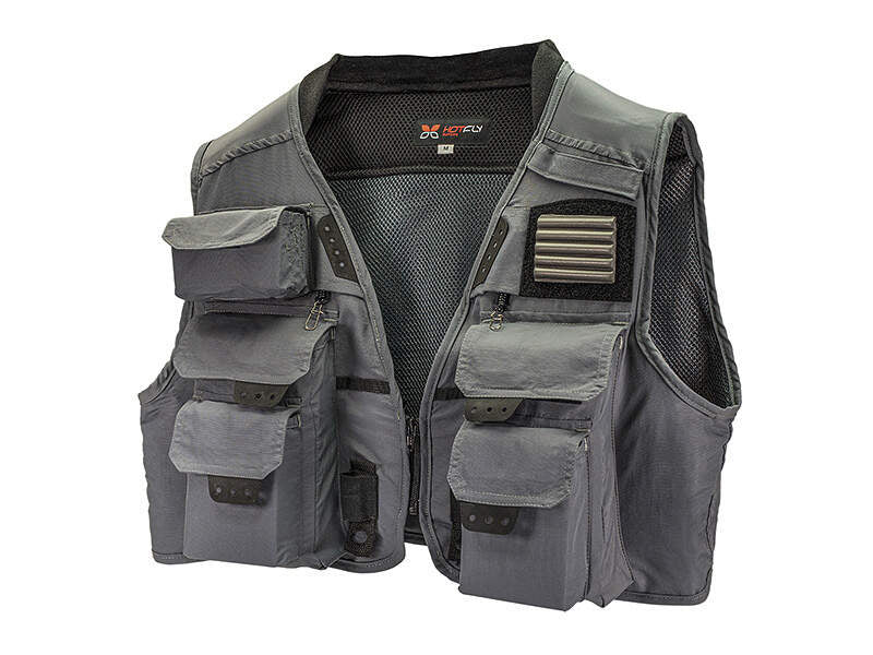 Obcursco Gilet de pêche à la mouche de taille réglable avec maille respirante, équipement de pêche à la truite, pour la pêche en eau douce Obcursco Gilet de pêche à la mouche de taille réglable avec maille respirante, équipement de pêche à la truite, pour la pêche en eau douce