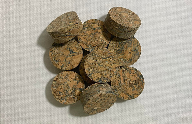 Rondelle de liège blue burl
