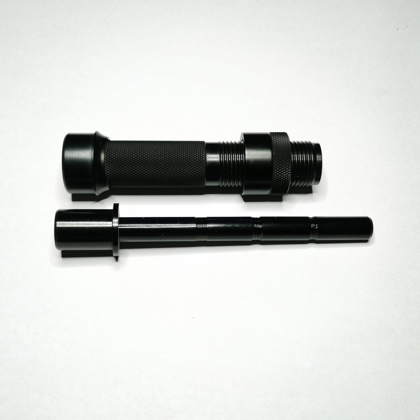 Porte moulinet aluminium finition noire