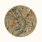 Rondelle de liège blue burl