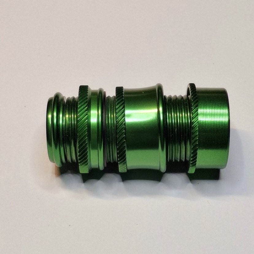 Skeleton aluminium laqué vert