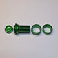 Skeleton aluminium laqué vert