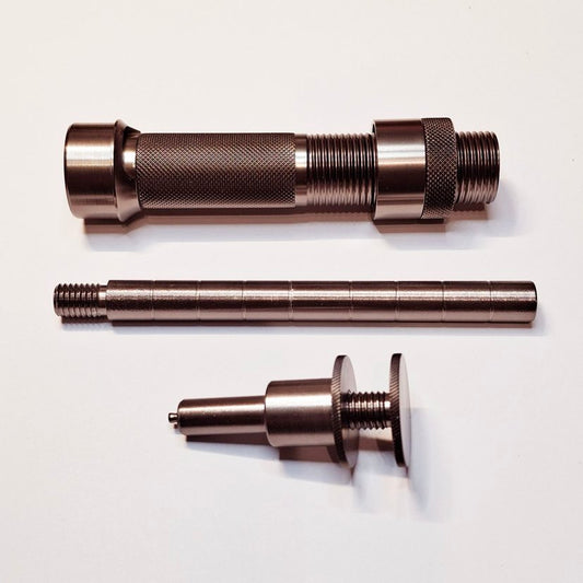 Porte moulinet aluminium fumé