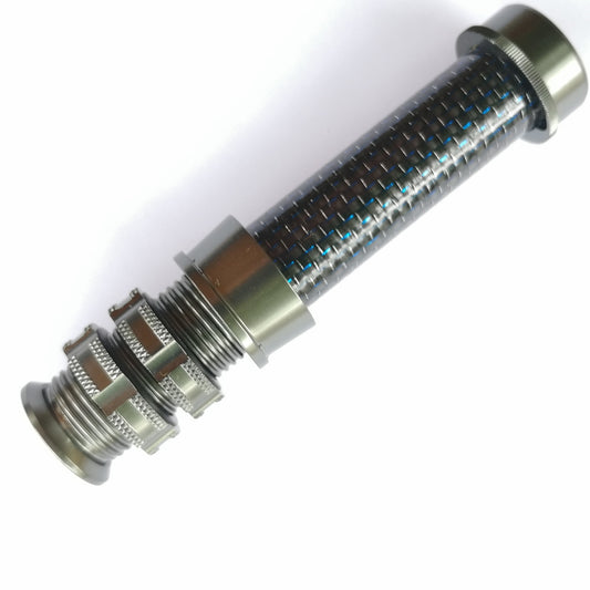 Porte moulinet aluminium fumé UP104C